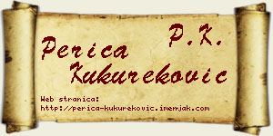 Perica Kukureković vizit kartica